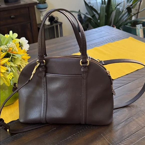 Coach BrownLeather Crossbody Bag